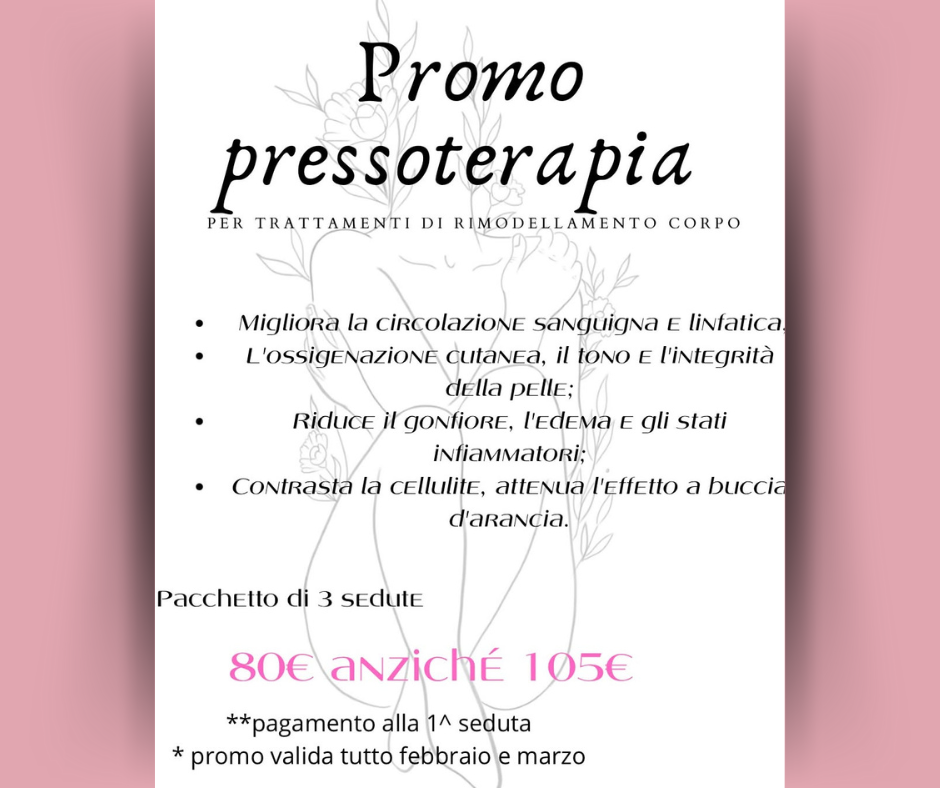 Promo pressoterapia: benessere e bellezza al Centro Estetico Aphrodite